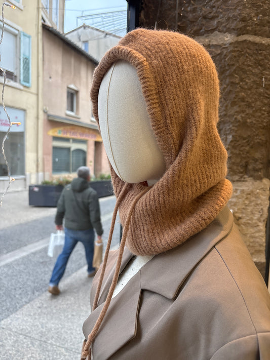 Cagoule Tricotée – Hood Scarf